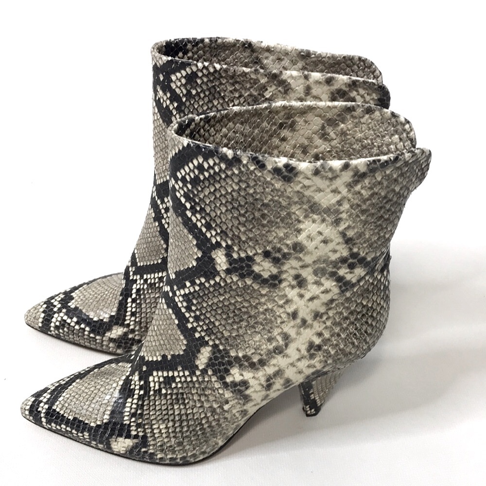 NWOT THE SELLER Snake Print Ankle Boots